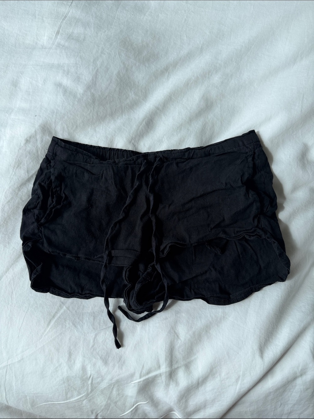 Brandy Melville Black Drawstring Lounge Shorts